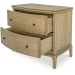 Sadie Nightstand Brown VL-1102-03 VL 1102 03 Sadie diagL open shadsilo