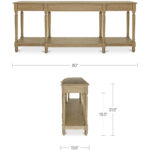 Martha Console Table Brown 9 Martha Console Table Brown - Image 5