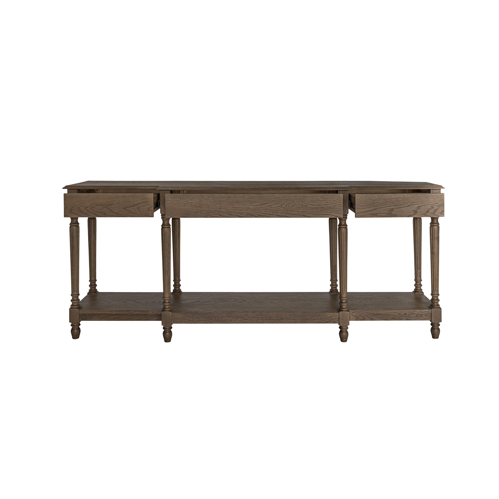 Martha Console Table Brown 4 Martha Console Table Brown - Image 4