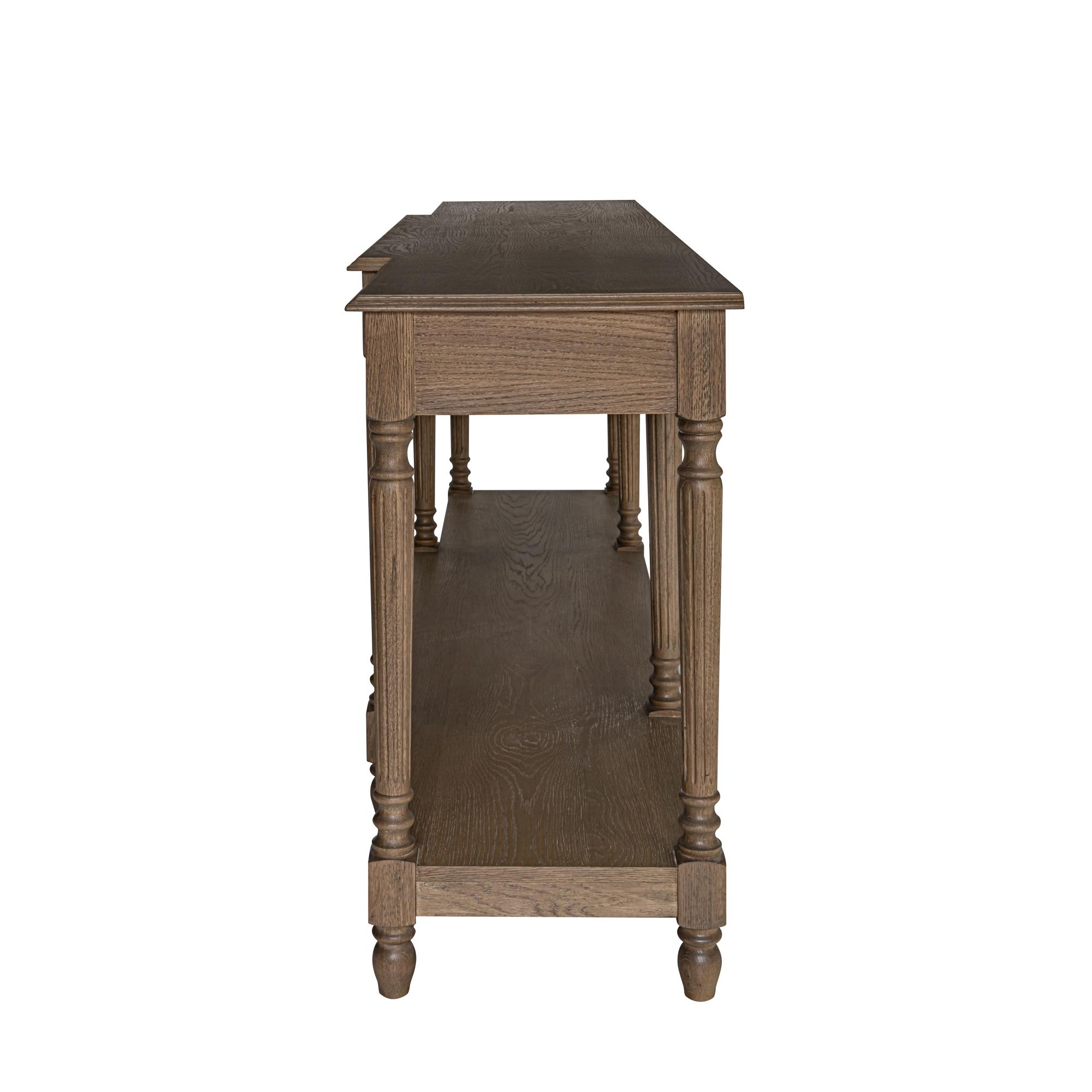 Martha Console Table Brown 3 Martha Console Table Brown - Image 3