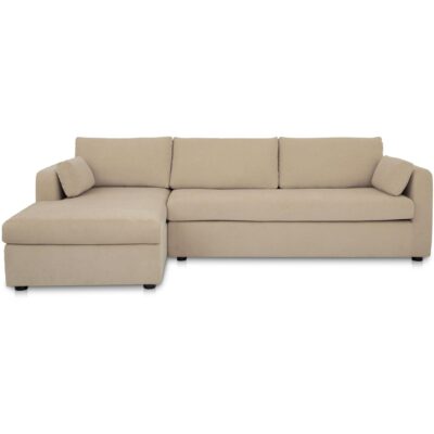 Burrow Sleeper Sectional With Storage Chaise Sand Left
