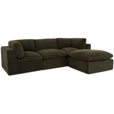 Cates Lounge Modular Sectional Dark Green