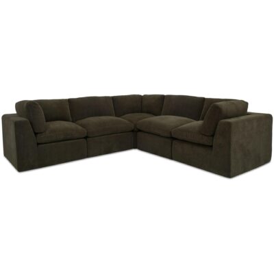 Cates Classic L Modular Sectional Dark Green