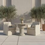 Lydia Outdoor Slipcover Dining Chair Cream VV-1019-05 VV 1019 05 00