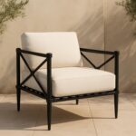 Willow Outdoor Accent Chair Cream VV-1020-05 VV 1020 05 00