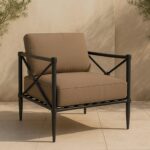 Willow Outdoor Accent Chair Light Brown VV-1020-21 VV 1020 21 00
