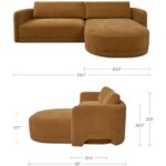 Emmy Sectional Ginger Right VV-1024-23-R-0 VV 1024 23 R 0 70 dim