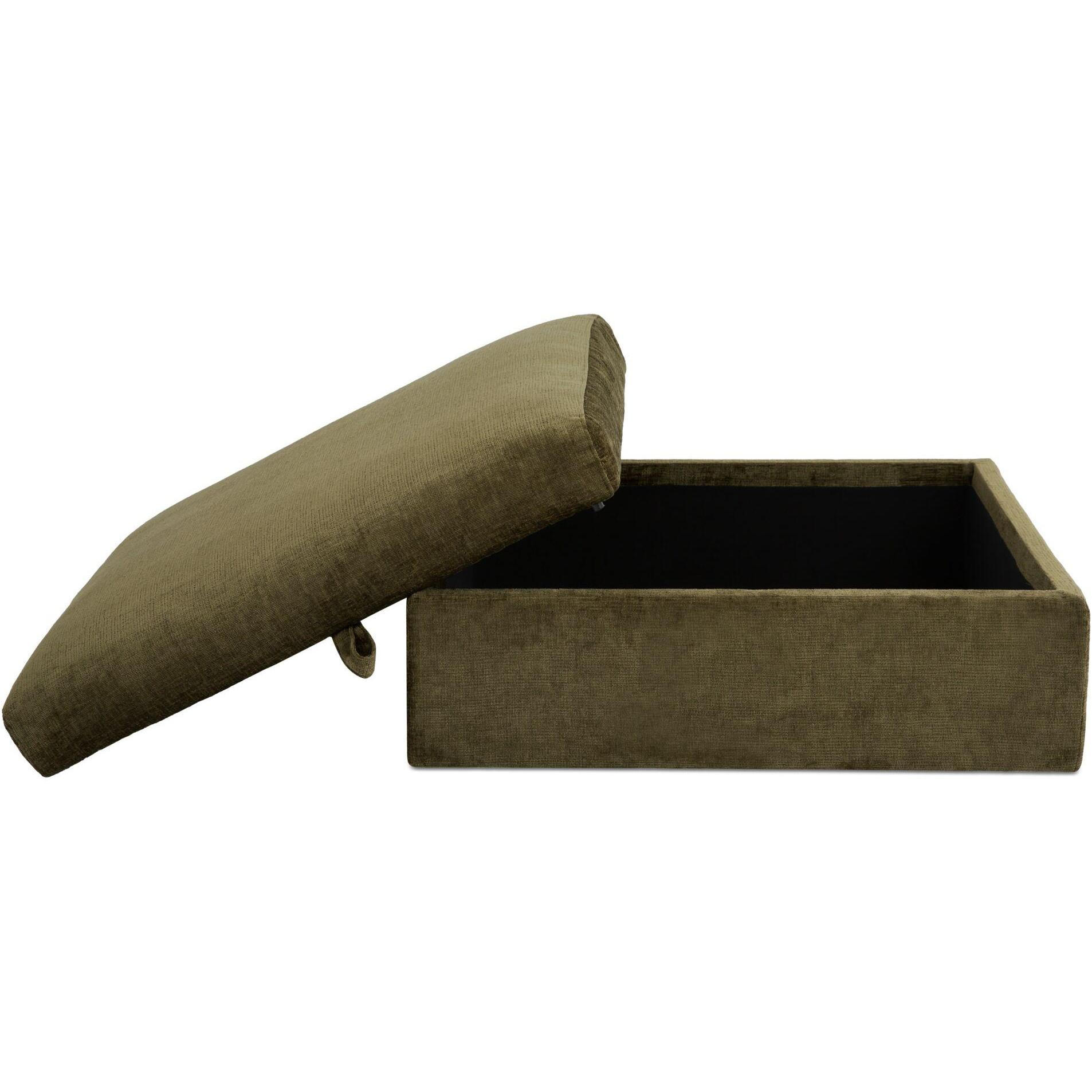 Swift Storage Ottoman Dark Green 2 Swift Storage Ottoman Dark Green - Image 2