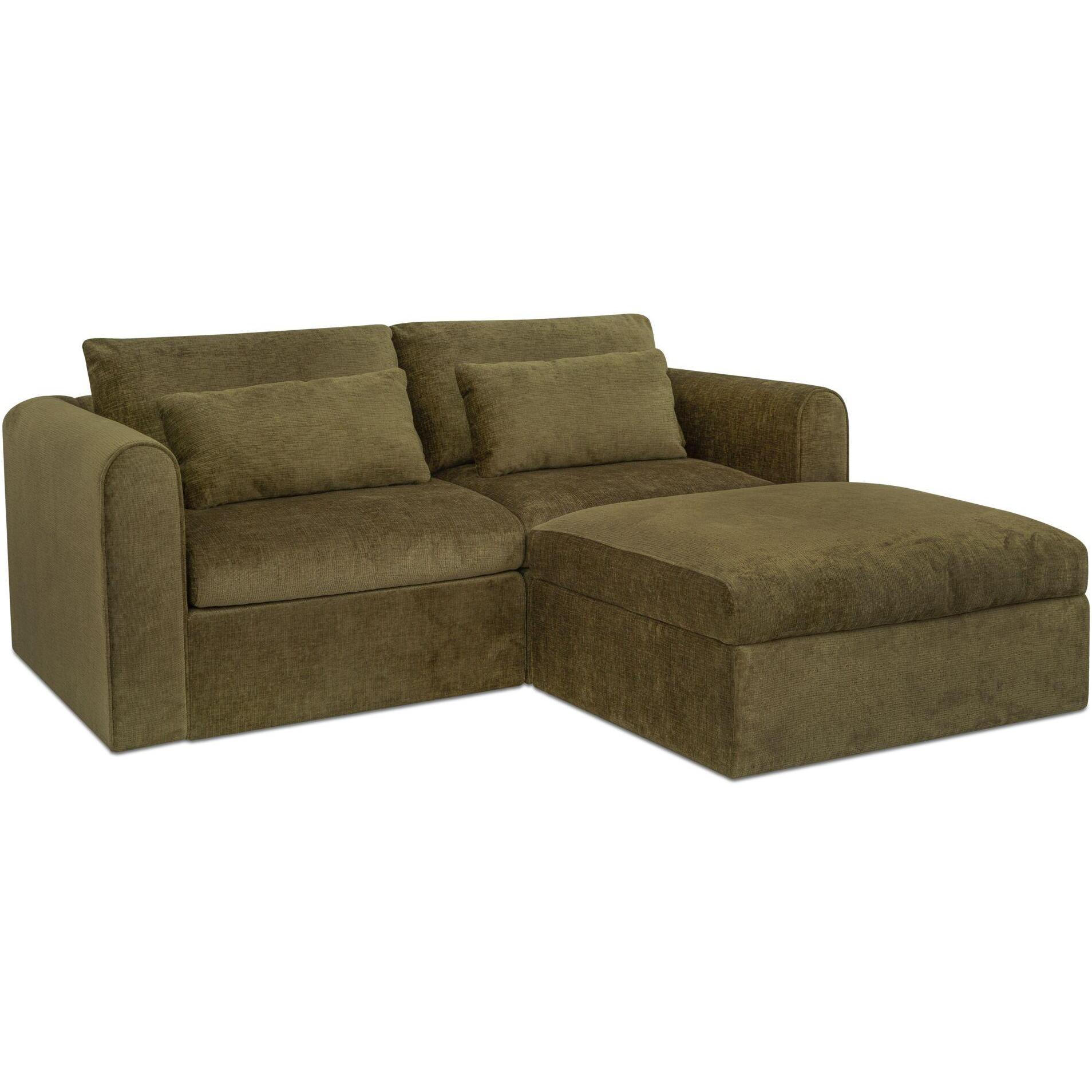 Swift Nook Modular Sectional Dark Green 3 Swift Nook Modular Sectional Dark Green - Image 3