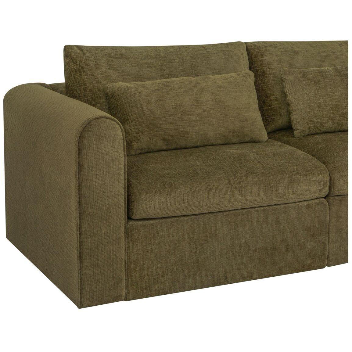 Swift Classic L Modular Sectional Dark Green 4 Swift Classic L Modular Sectional Dark Green - Image 4