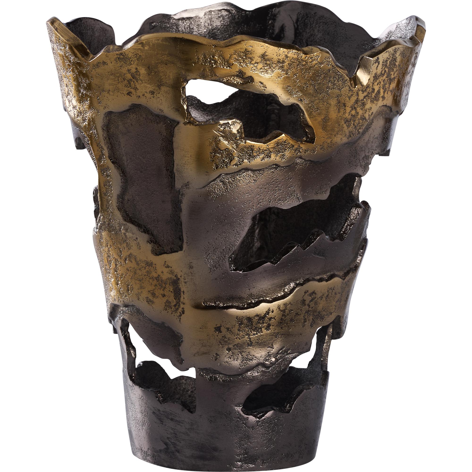 Van Sinderen Vase (Sm) - Nickel Gold 2 Van Sinderen Vase (Sm) - Nickel Gold - Image 2