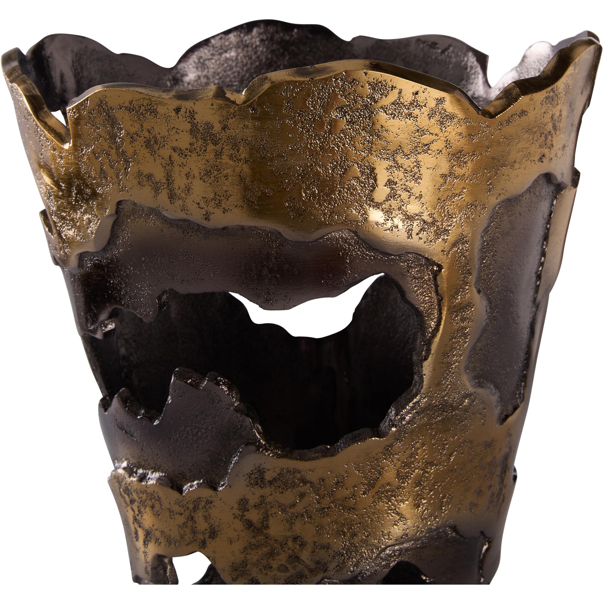 Van Sinderen Vase (Sm) - Nickel Gold 4 Van Sinderen Vase (Sm) - Nickel Gold - Image 4