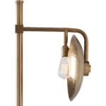 Darby Floor Lamp w/ Hammered Shade W10447 W10447 D