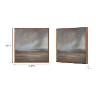 Lulled Sky Framed Painting WP-1268-37 WP 1268 37 70