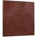 Flutter Framed Painting Maroon WP-1307-37 WP 1307 37 Flutter closeup01 shadsilo