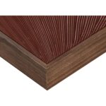 Flutter Framed Painting Maroon WP-1307-37 WP 1307 37 Flutter diagR shadsilo