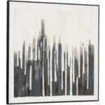 Nightingale Framed Painting WP-1323-37 WP 1323 37 Nightingale diagR shadsilo