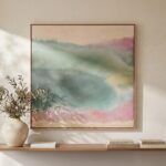 Lotus Framed Painting 4 Lotus Framed Painting WP-1349-37 WP 1349 37 10