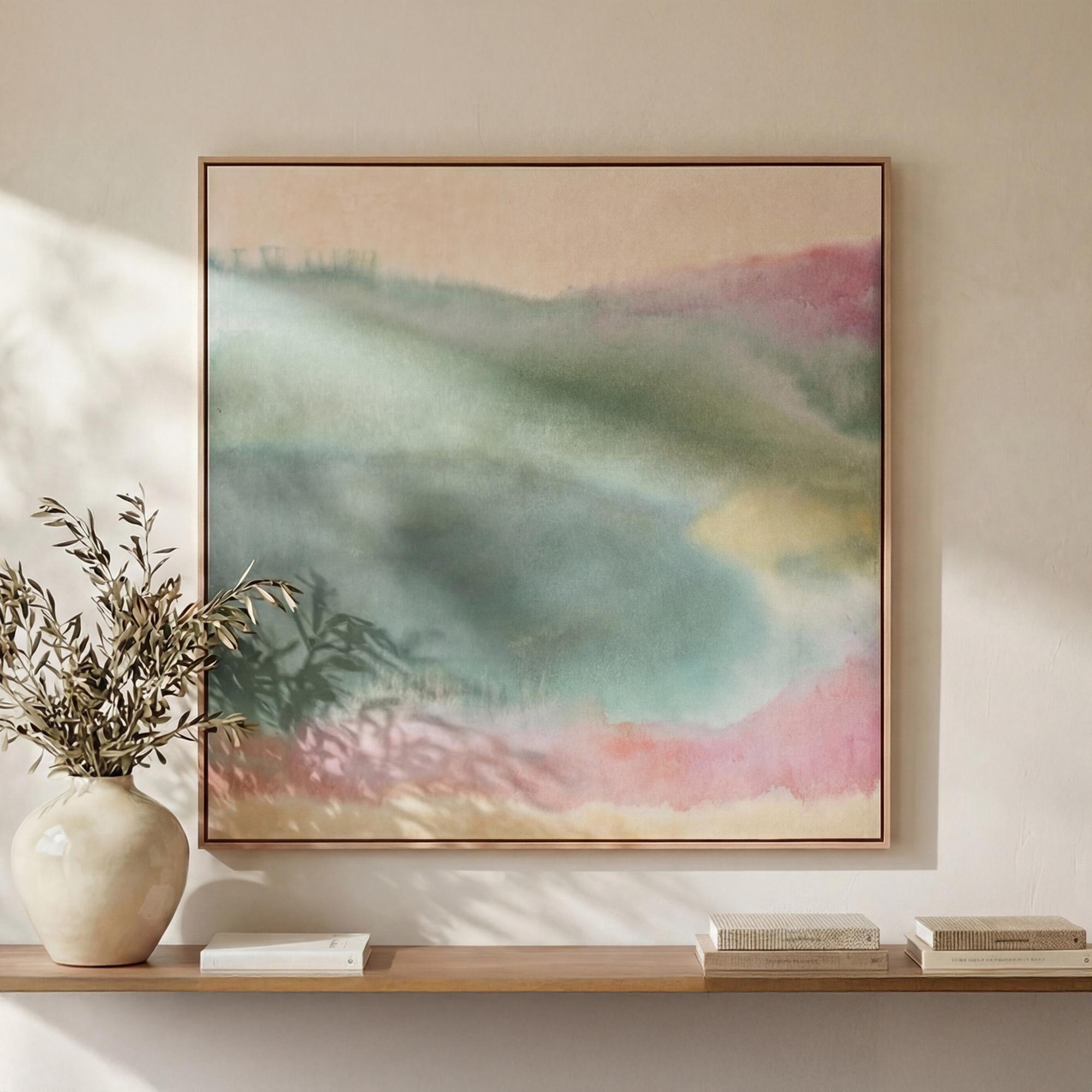 Lotus Framed Painting 2 Lotus Framed Painting - Image 2