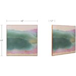 Lotus Framed Painting 5 Lotus Framed Painting WP-1349-37 WP 1349 37 Lotus 70