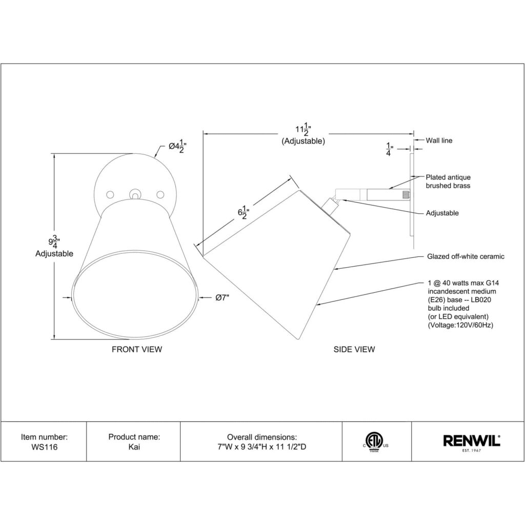 Kai Wall Sconce - Image 7