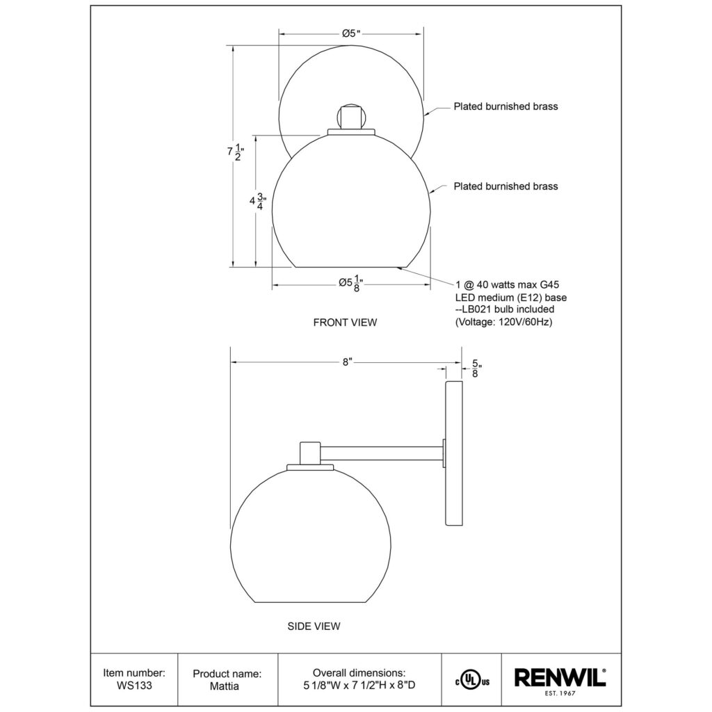 Mattia Wall Sconce - Image 6