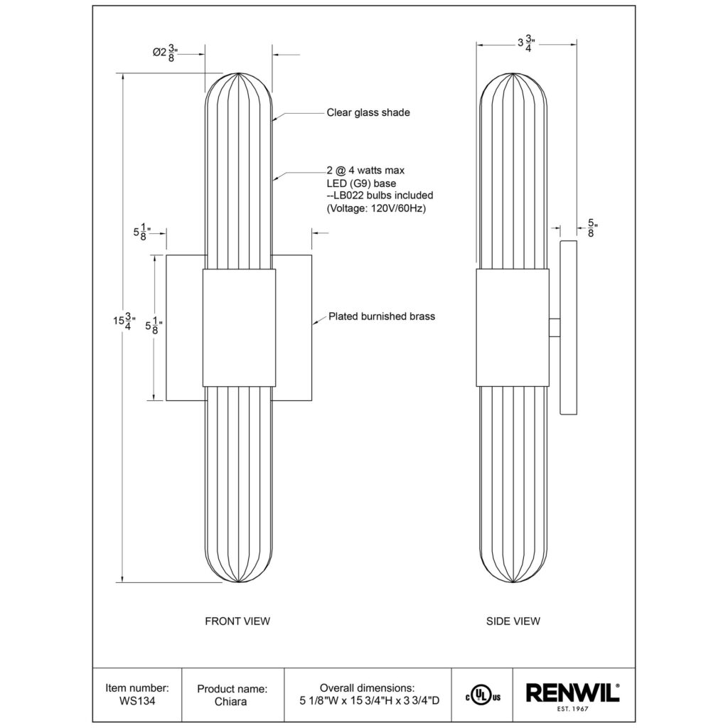 Chiara Wall Sconce - Image 6