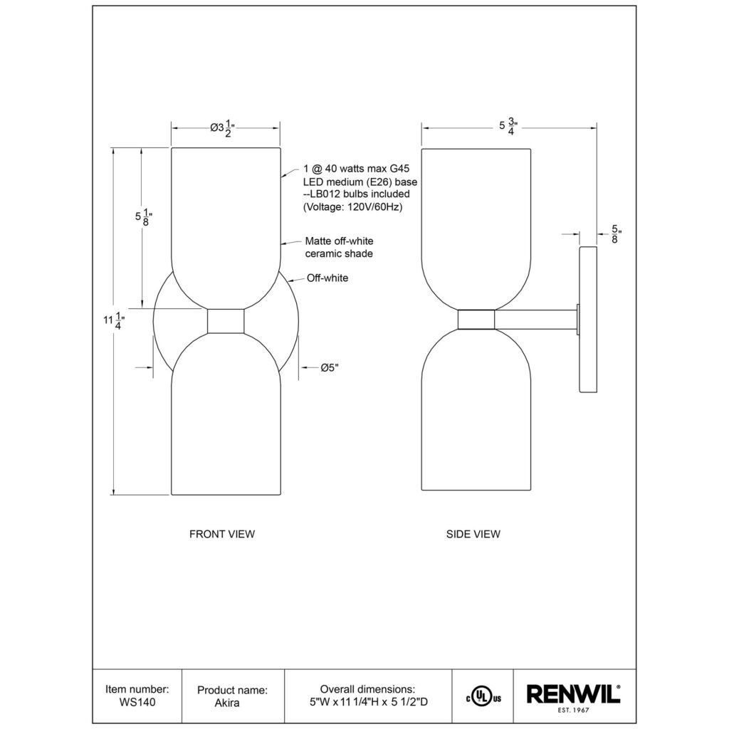 Akira Wall Sconce - Image 7