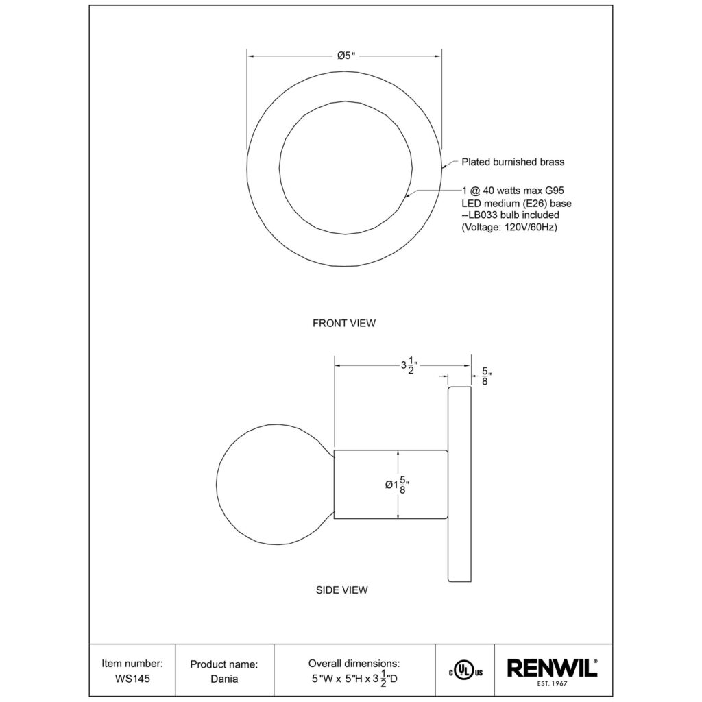 Dania Wall Sconce - Image 6