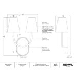 Megara Wall Sconce WS157 WS157 5