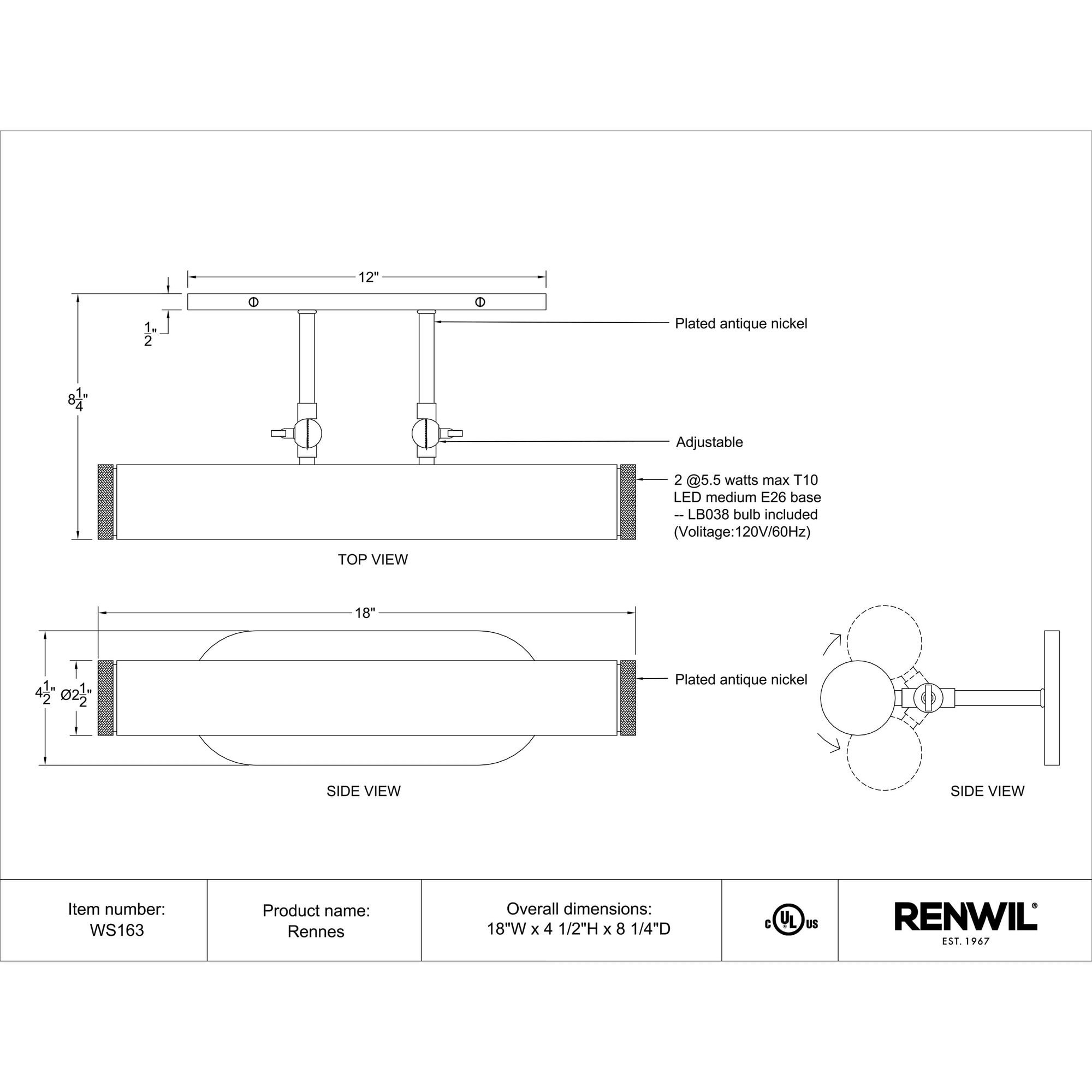 Rennes Wall Sconce 7 Rennes Wall Sconce - Image 7