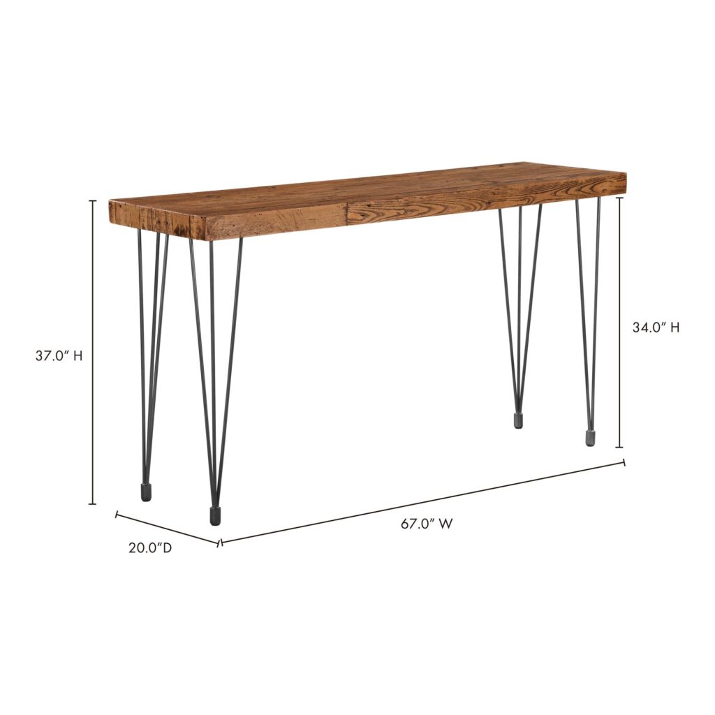 Boneta Console Table Natural - Image 7