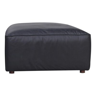 Form Ottoman Vantage Black Leather XQ-1003-02 XQ 1003 02 01