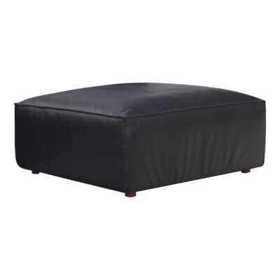 Form Ottoman Vantage Black Leather XQ-1003-02 XQ 1003 02 02