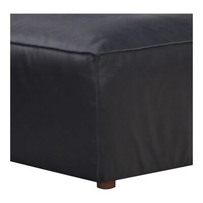 Form Ottoman Vantage Black Leather XQ-1003-02 XQ 1003 02 03