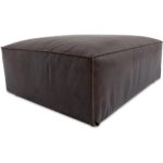 Form Ottoman Espresso Brown Leather XQ-1003-20 XQ 1003 20 Form diagL shadsilo