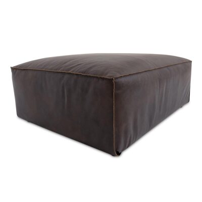 Form Ottoman Espresso Brown Leather XQ-1003-20 XQ 1003 20 Form diagL shadsilo