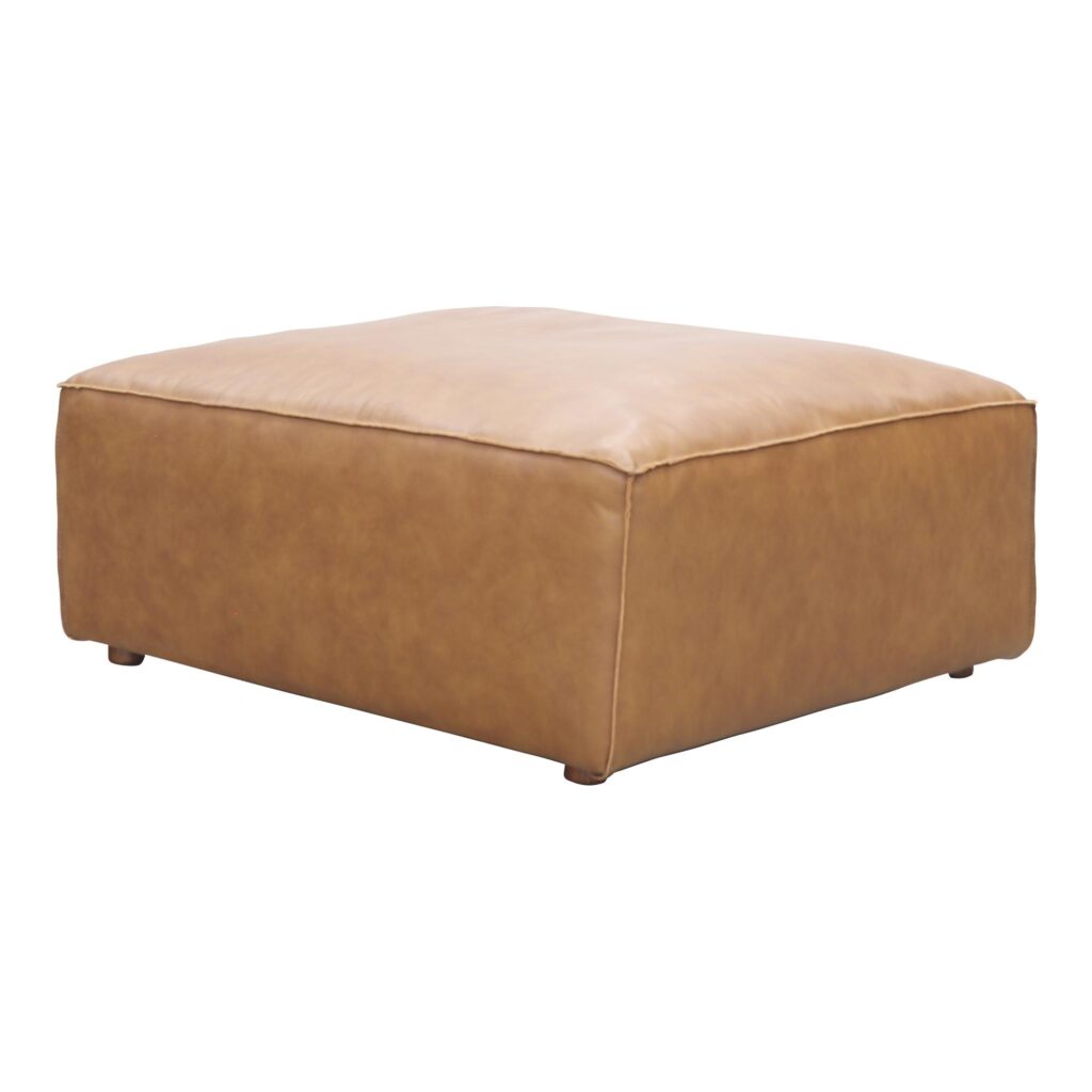 Form Ottoman Sonoran Tan Leather - Image 2