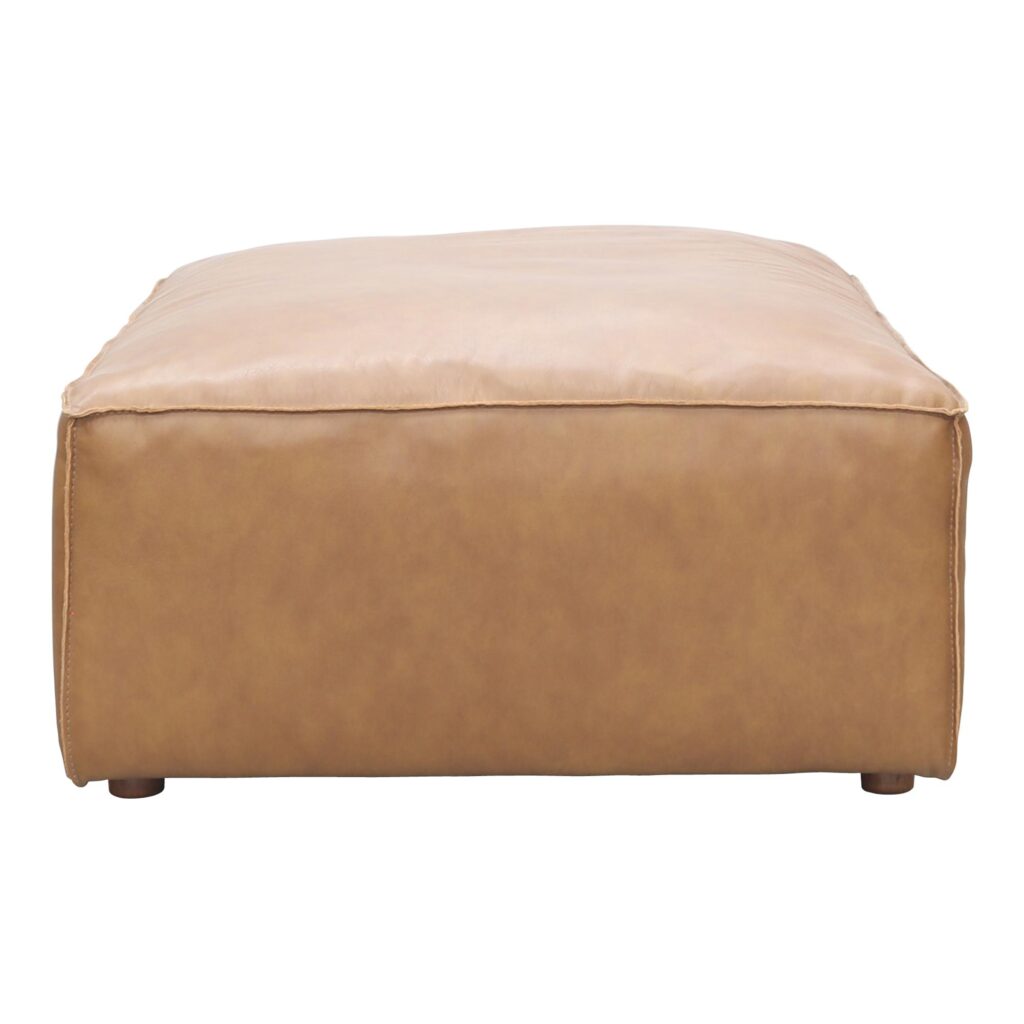 Form Ottoman Sonoran Tan Leather - Image 3