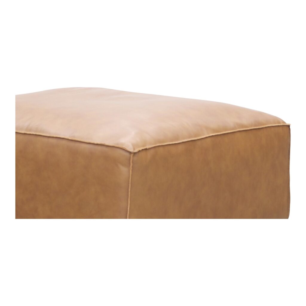 Form Ottoman Sonoran Tan Leather - Image 4