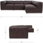 Form Signature Modular Sectional Espresso Brown Leather 15 Form Signature Modular Sectional Espresso Brown Leather XQ-1004-20 XQ 1004 20 70