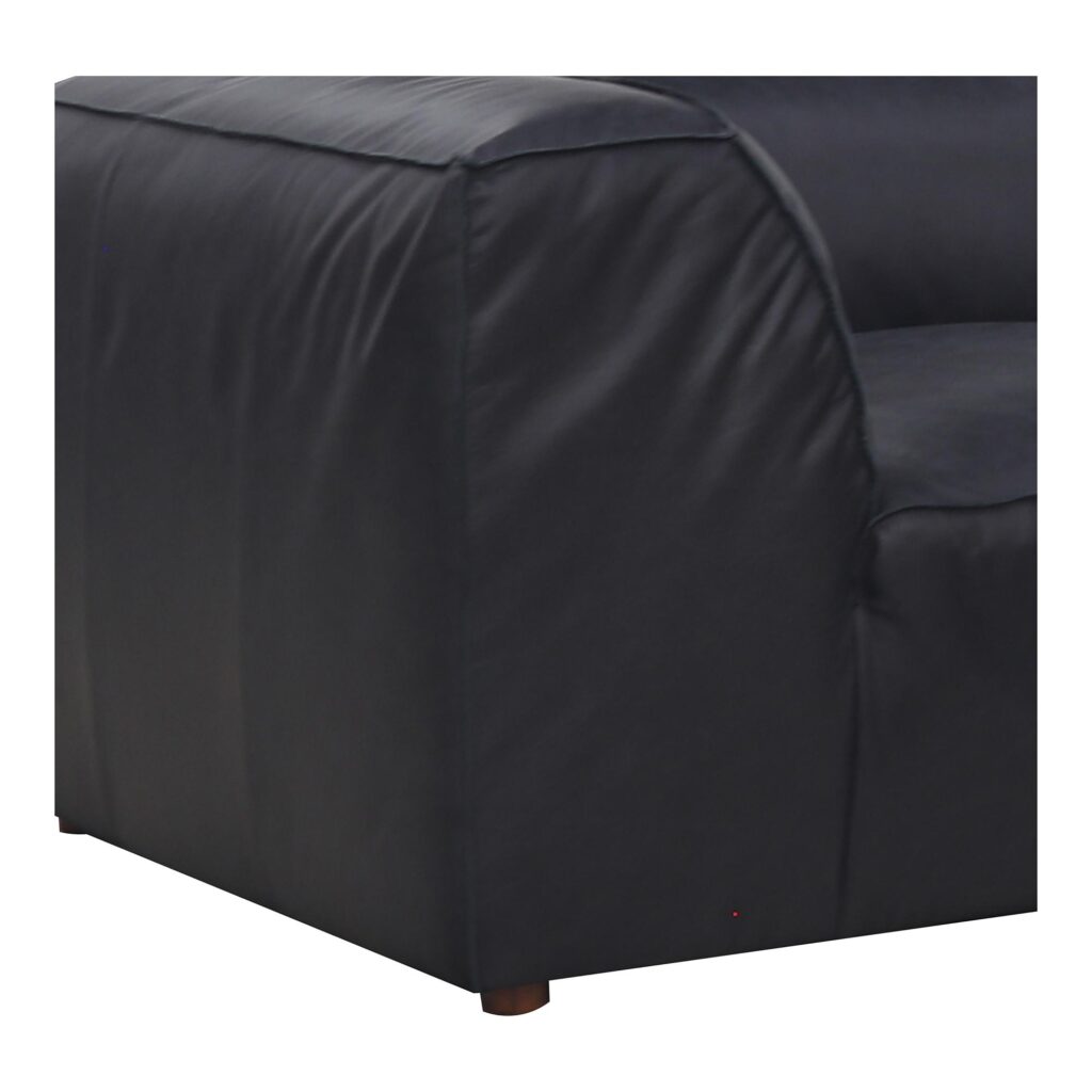 Form Lounge Modular Sectional Vantage Black Leather - Image 5