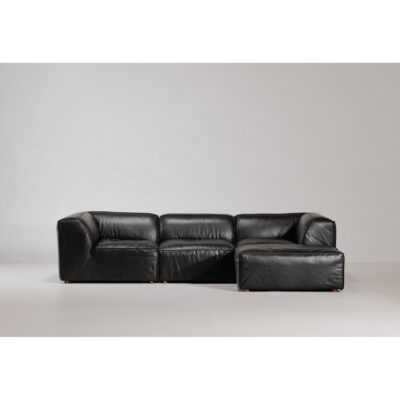 Form Lounge Modular Sectional Vantage Black Leather XQ-1005-02 XQ 1005 02 31