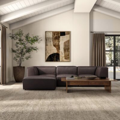 Form Lounge Modular Sectional Espresso Brown