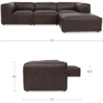 Form Lounge Modular Sectional Espresso Brown XQ-1005-20 XQ 1005 20 70