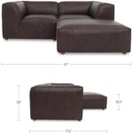 Form Nook Modular Sectional Espresso Brown XQ-1006-20 XQ 1006 20 70
