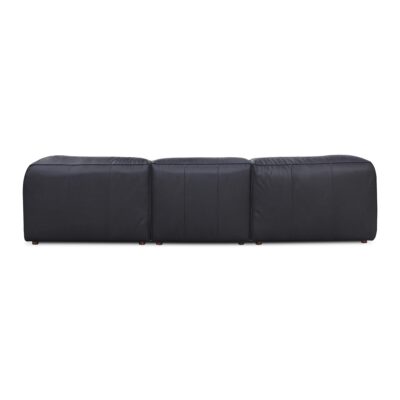 Form Classic L Modular Sectional Vantage Black Leather XQ-1007-02 XQ 1007 02 Form back shadsilo