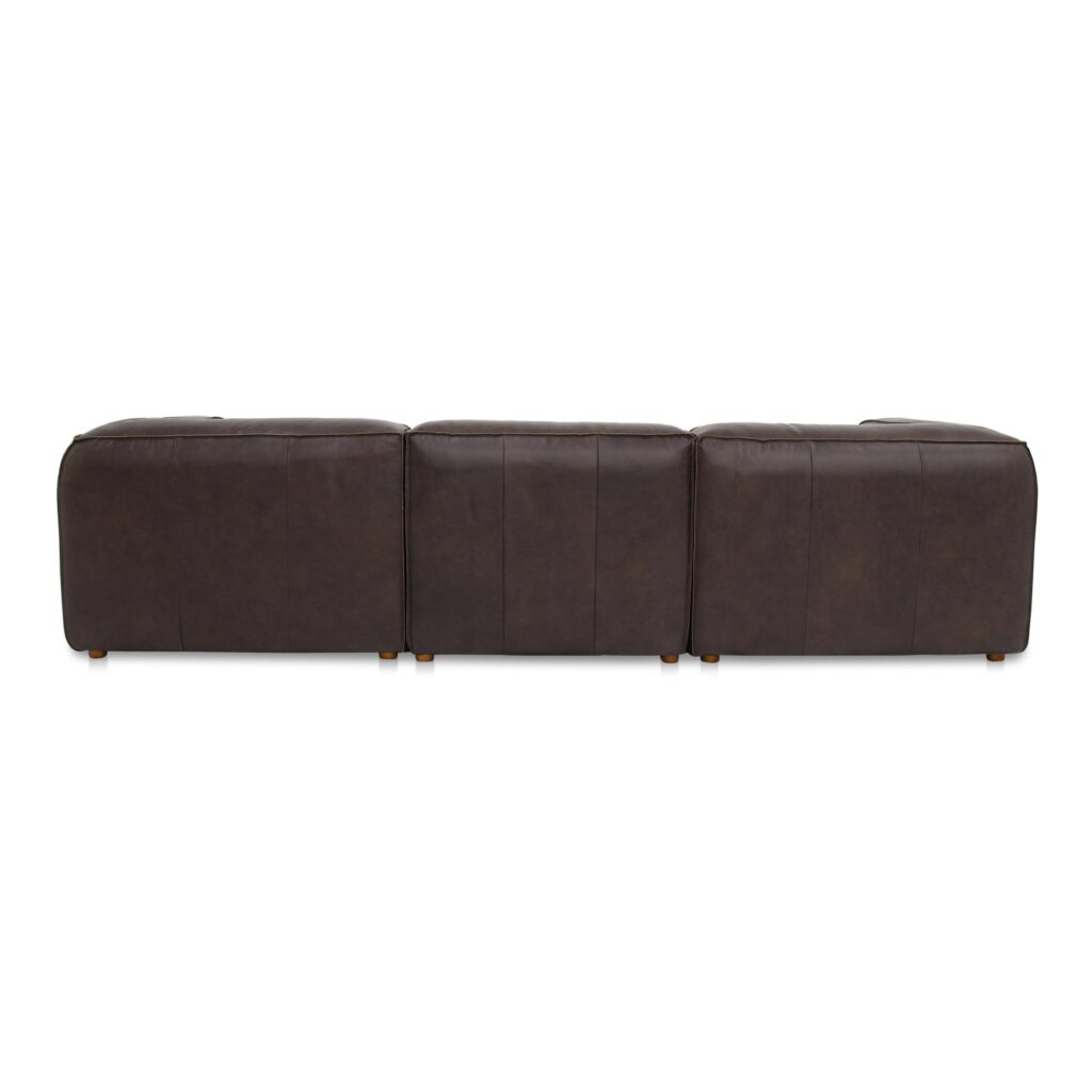 Form Classic L-Shaped Modular Sectional Espresso Brown - Image 3