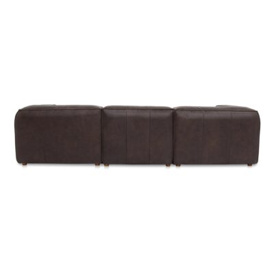 Form Classic L-Shaped Modular Sectional Espresso Brown XQ-1007-20 XQ 1007 20 Form back shadsilo