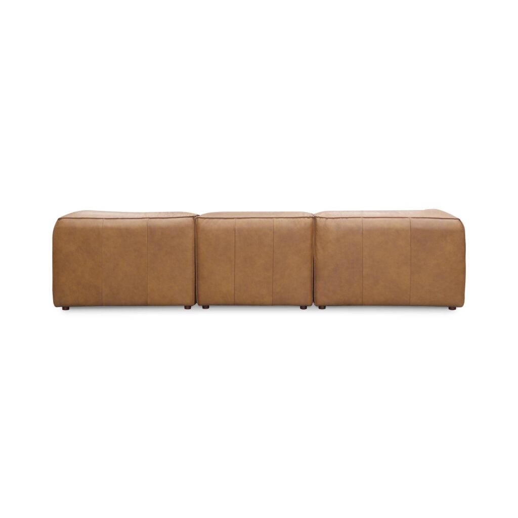 Form Classic L Modular Sectional Sonoran Tan Leather - Image 3